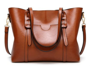 Everyday Essential Leather Large Tote Bag