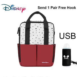 Disney Mickey/Minnie On The Move USB Diaper Bag