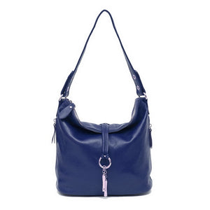 Casual Closure Small Leather Bag